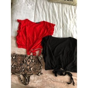 SheIn Bundle of Party Tops